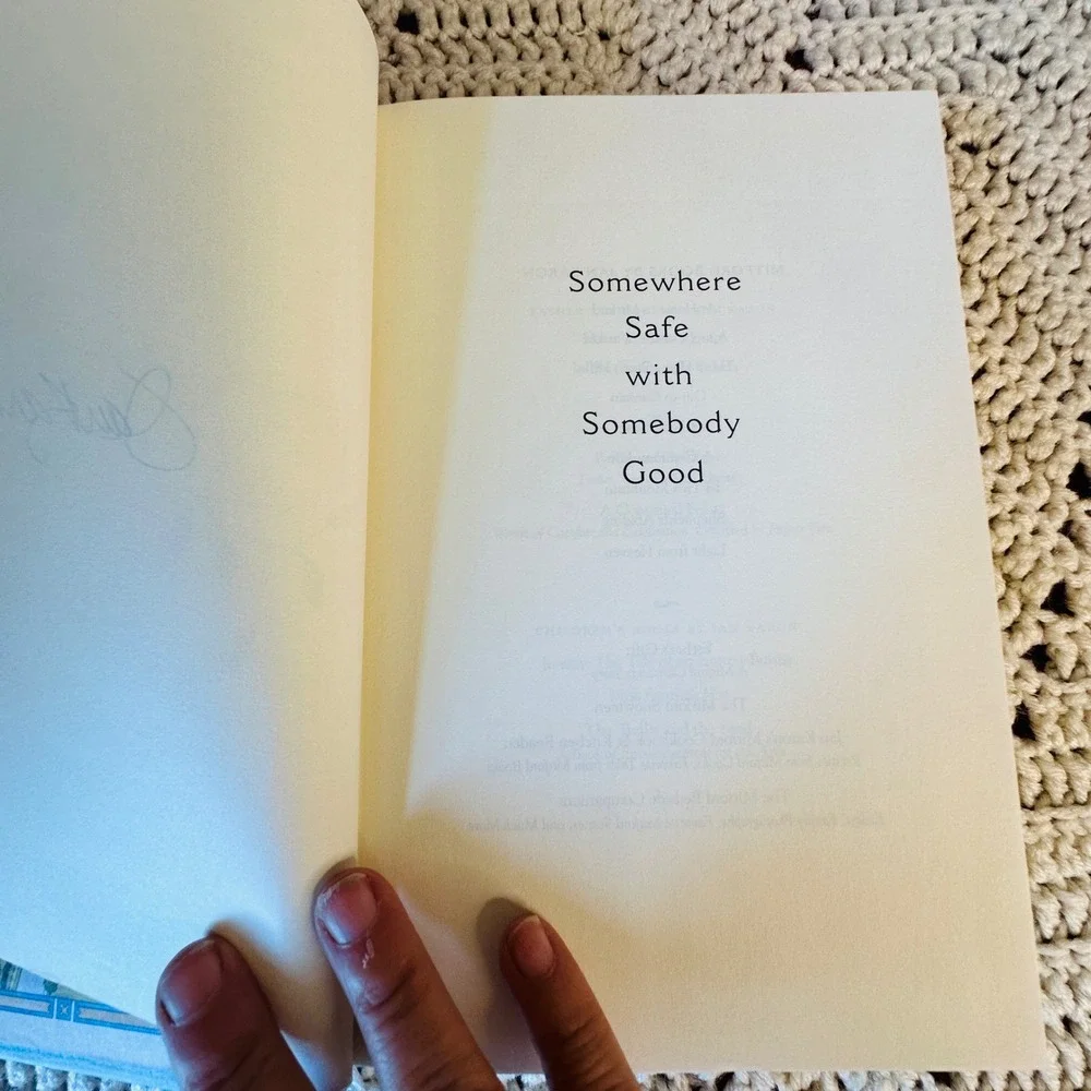 Jan Karon Signed Somewhere Safe with Somebody Good Mitford Hardcover Book Signed